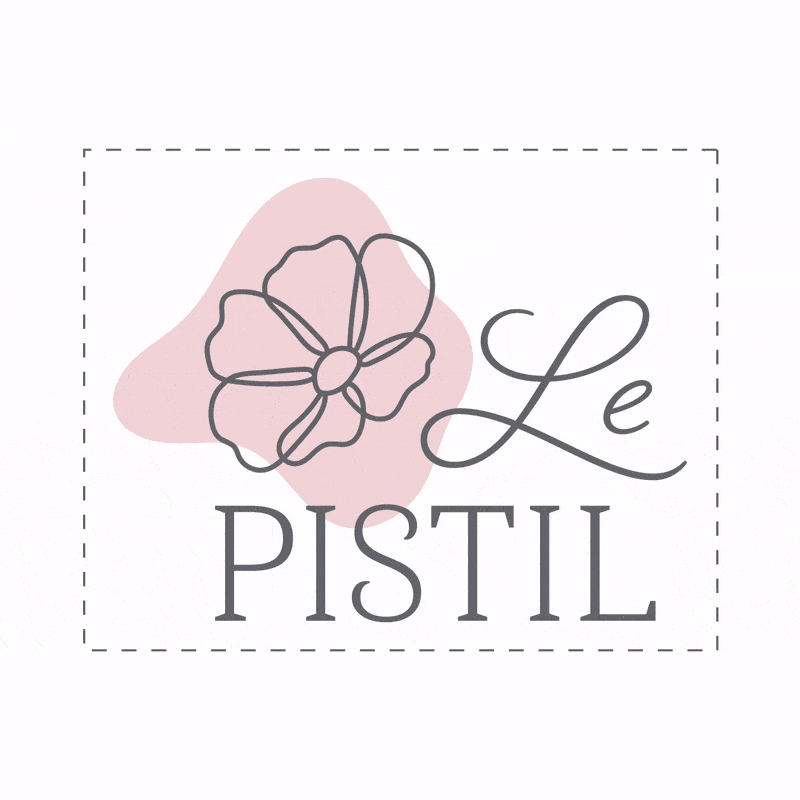 Le PISTIL responsive logo design created by Olive Ridley Studios